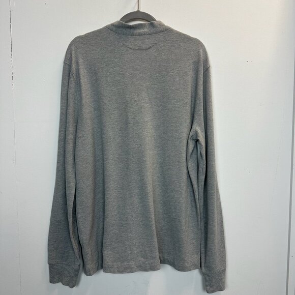 Vintage Polo PRL Ralph Lauren Grey V-Neck Lightweight Cardigan Sweater Large - Picture 3 of 13